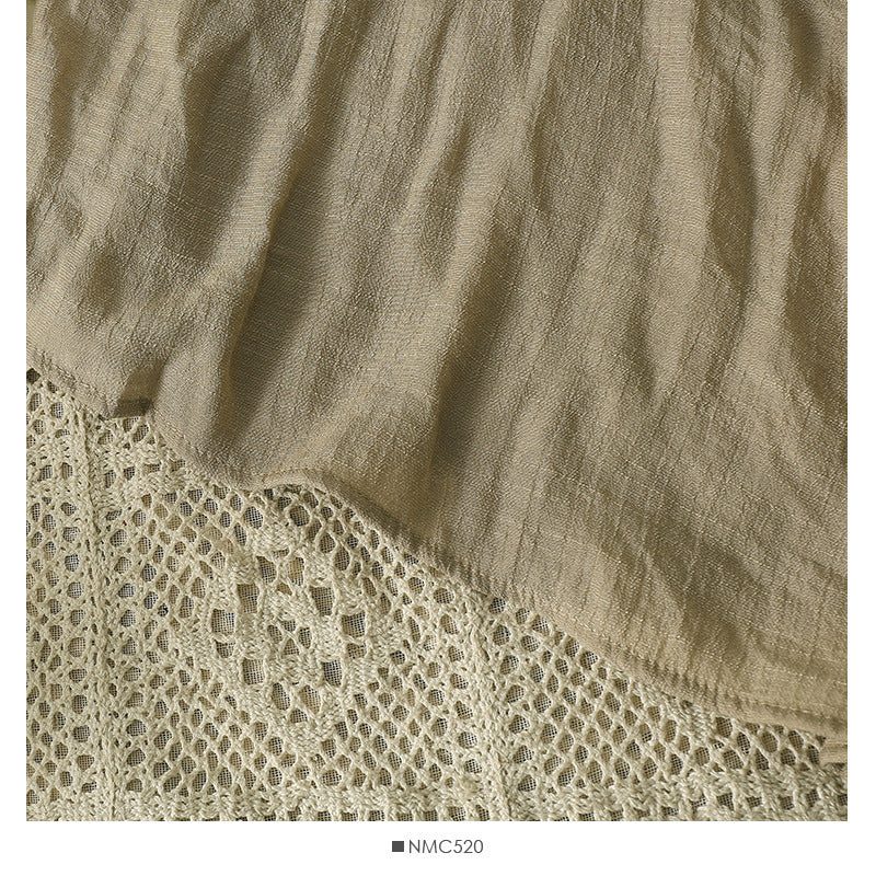 Cotton And Linen Wide Leg Skirt Pants 2024 Summer New High Waist Loose Casual Pants Skirt Thin Dagging Linen Skirt Pants Long Pants