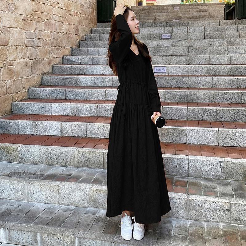 2025 New Tall Spring and Autumn Extra Long Dresses