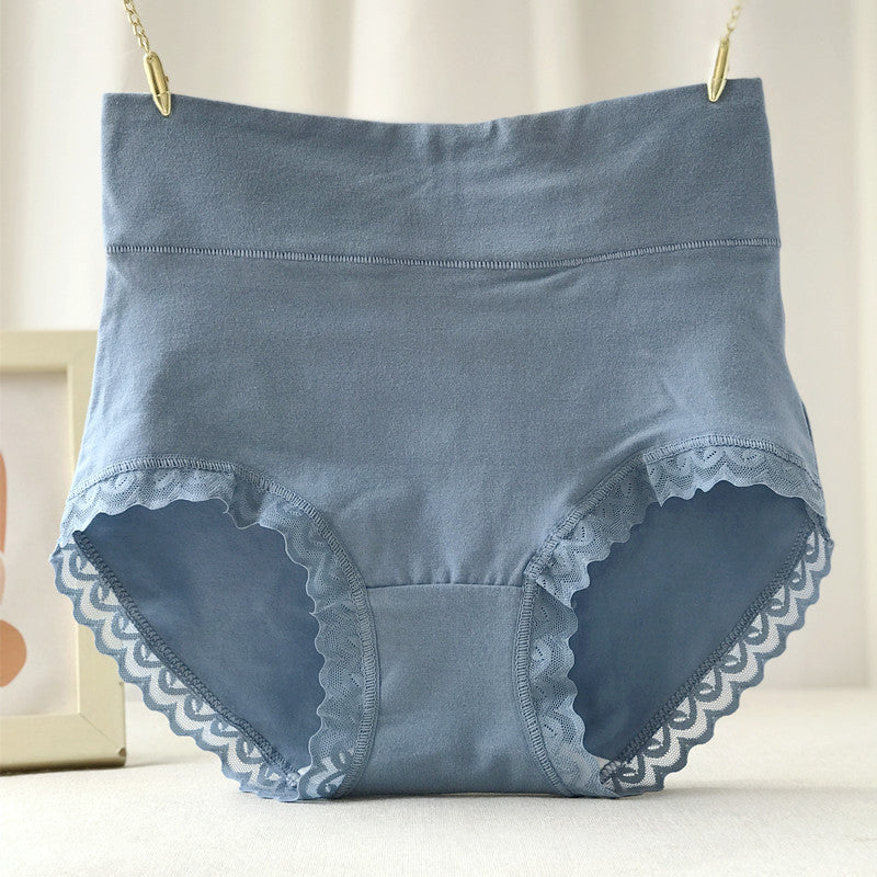 long-staple cotton panties female cotton high-waisted abdominal seamless ladies