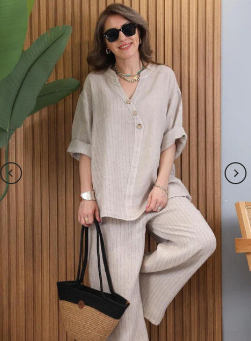 New casual top trousers two-piece suit women