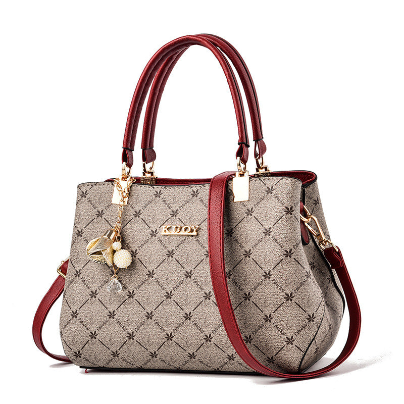 2025 new bag large capacity female handbag atmospheric single shoulder crossbody bag