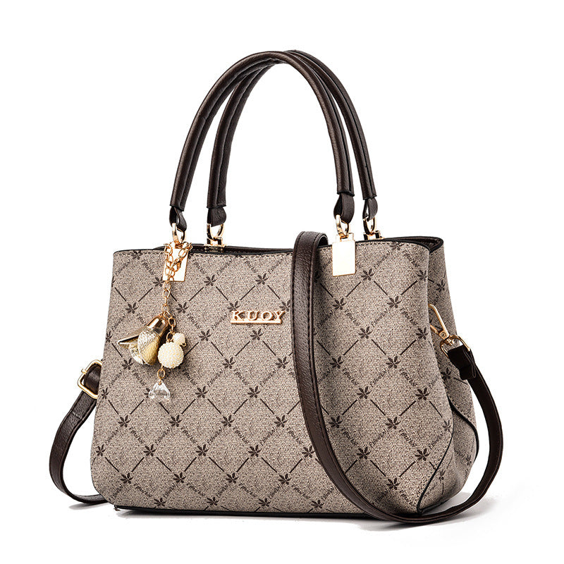 2025 new bag large capacity female handbag atmospheric single shoulder crossbody bag
