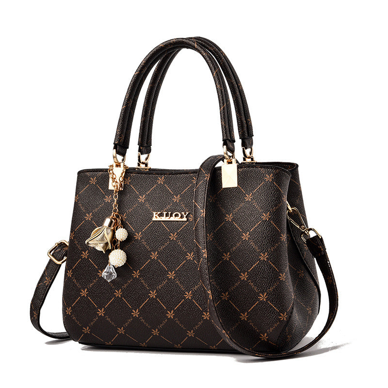 2025 new bag large capacity female handbag atmospheric single shoulder crossbody bag