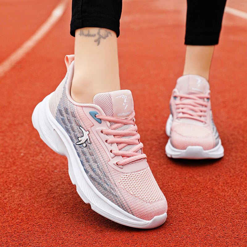 Spring and Autumn Breathable Mesh Running Shoes Lightweight Soft Bottom Casual Travel Shoes